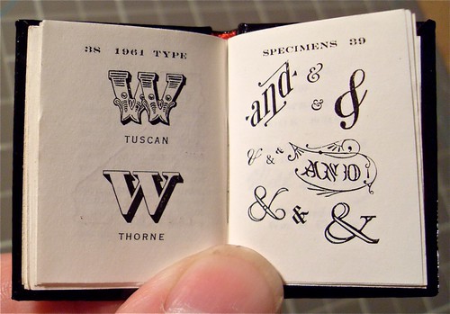 Miniature Book / Big Type Book / Will Cheney / 7 by typesticker