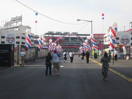 Opening Day Decorations at Nationals Park - Philadelphia Phillies at Washington Nationals 5 April 2010