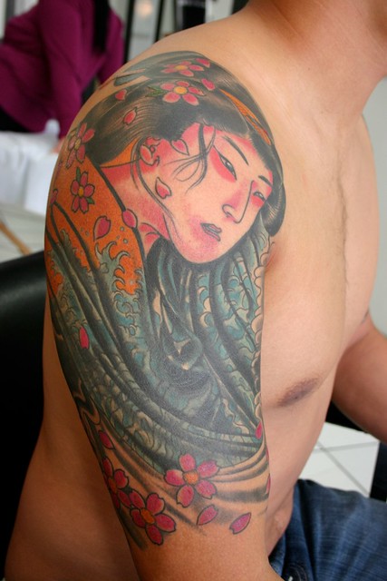 geisha tattoo Jason Schroder