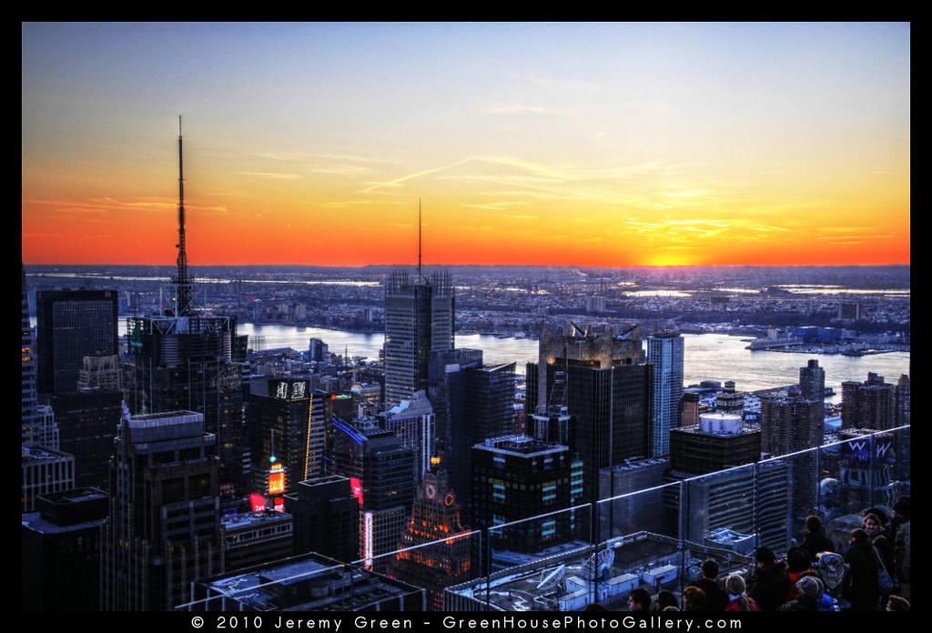Sunset at the Top of the Rock