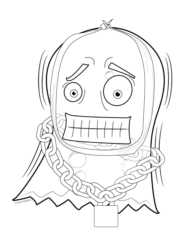 a christmas carol jacob marley coloring pages - photo #10