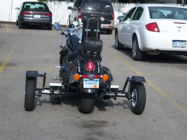 motorcycle bike with training wheels