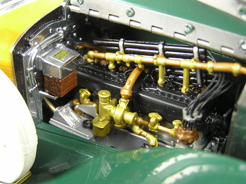 1914 Rolls-Royce Silver Ghost wooden coachwork Franklin Mint fuel engine 2
