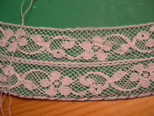 The lace yoke