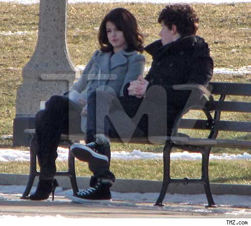 Nelena Sitting on a bench not photoshopped it real D