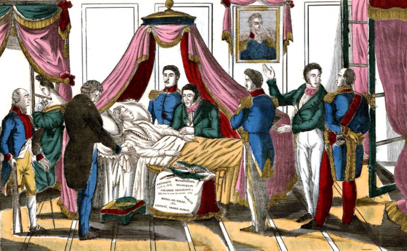 Death of General Lafayette by Gondelfinger, 1834