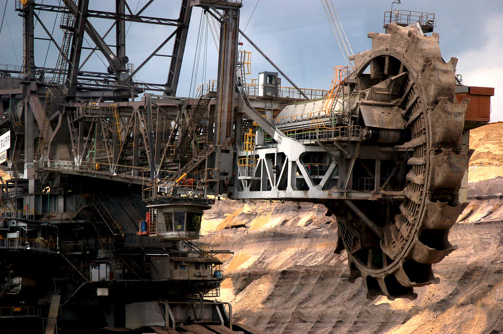 Biggest excavator in the world @ lignite mine Germany