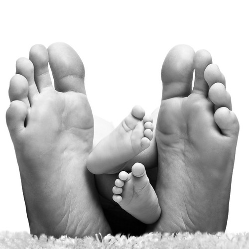 Father and Baby Feet