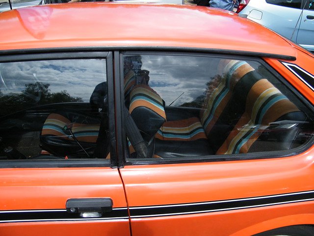 1978 Fiat 128 3p tre porte Orange black and white with a matching 
