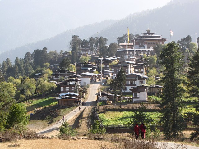 the town of Gangtey