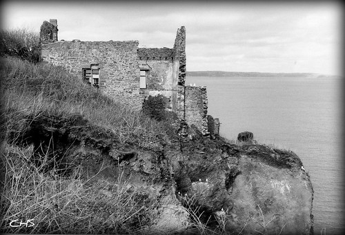 Hallsands Church - the village that was washed away by Stocker Images