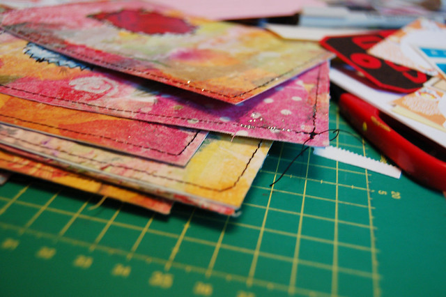 Paper cloth postcards