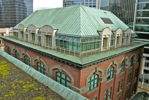 Sinclair Centre -- the old post office building & the Winch Building