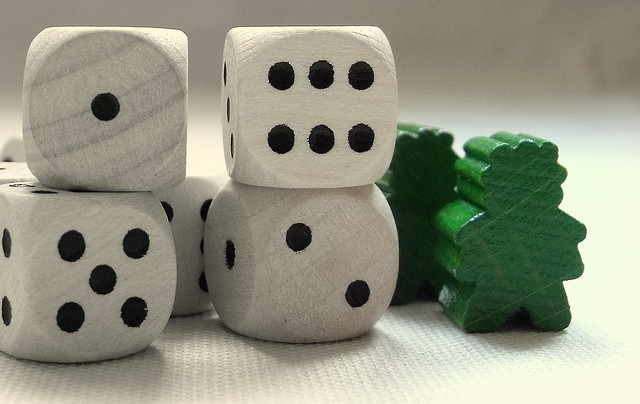 Stone Age dice & meeples