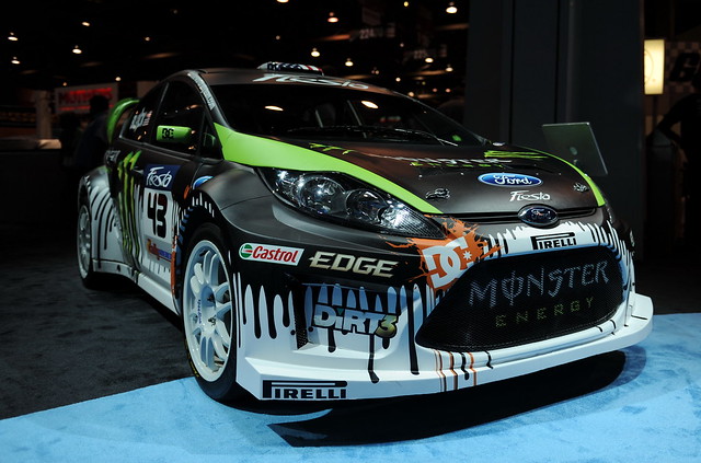 Monster World Rally Team Ford Fiesta at SEMA 2010