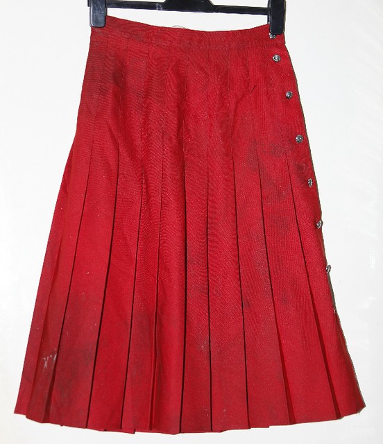 Side Button Skirt 35