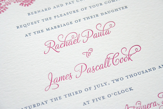 Spanish Lace Wedding Invitation things are better with a parrott