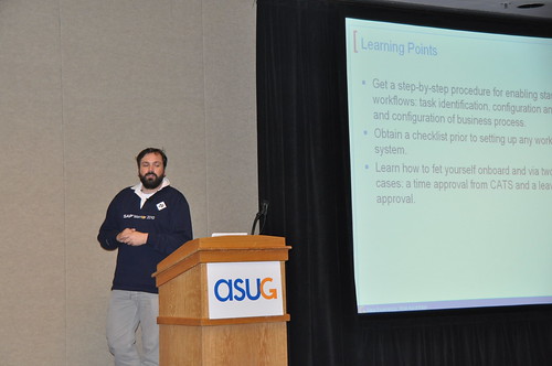 #ASUG Workflow session