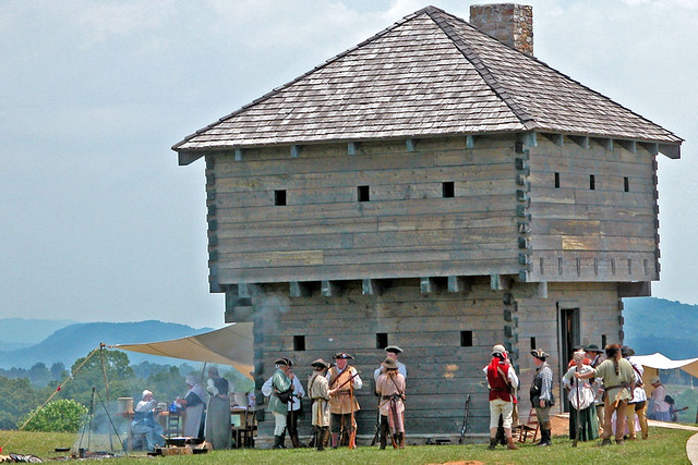 The blockhouse at Natural Tunnel State Park