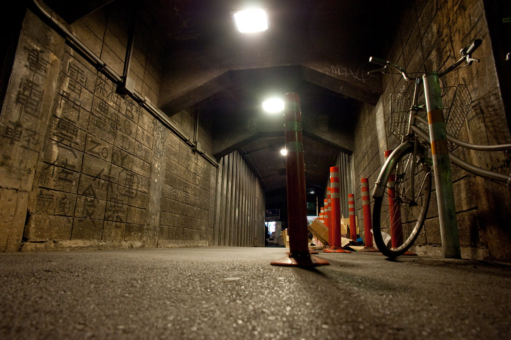 新橋のトンネル 2010/01/22 DSC_6249