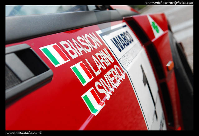 Alfa Romeo 75 IMSA shot for a future feature in Auto Italia magazine