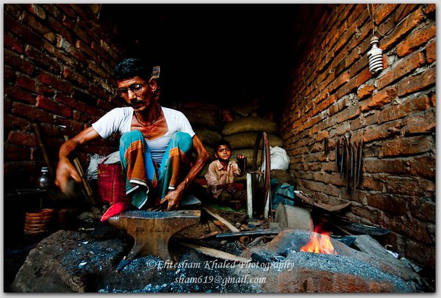 May Day special Stop Child labour The young boy works hard dusk to dawn