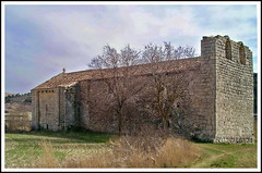 Astudillo (Palencia). Iglesia de Santa María del despoblado de Valdeolmos