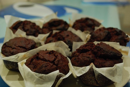 Julia's Beetroot Chocolate Muffins