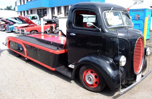 Ford Cab Over Engine COE 1940 Modified with Oldsmobile Toronado front