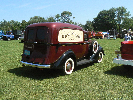 1936 Dodge Humpback Panel Antique Truck Show Macungie PA June 2010