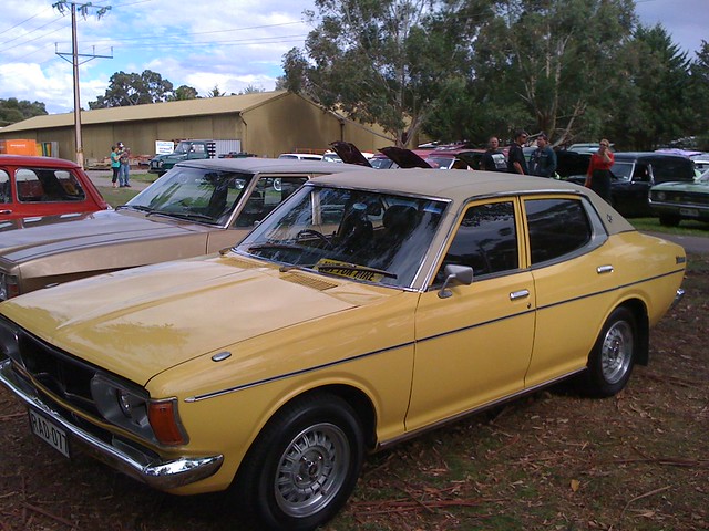 Mid 1970s Datsun 180B MarieFrances and I nearly died in one of these in