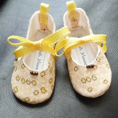 Baby Chick shoes by ticklish_moose