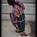 Woman passing, Chichicastenango, Guatemala