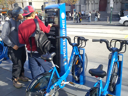 Melbourne Bike Share - first day