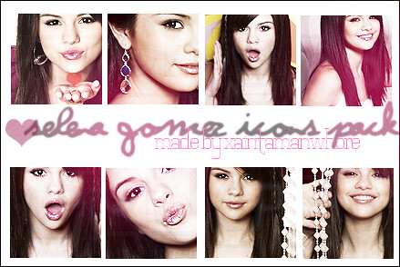 selena gomez icon pack idk if i should upload the whole icon pack because i