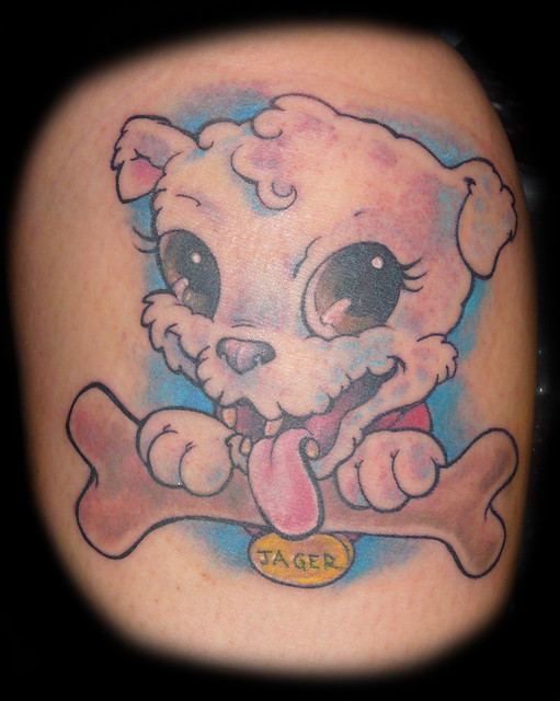 puppy dog cartoon tattoo Tattoos By JR Linton At Hellcat Tattoo in West 