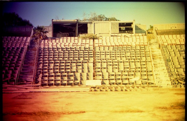 abandoned outdoor theatre Galveston, TX