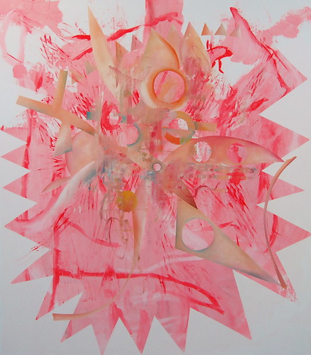 Charline von Heyl, Pink Vendetta, 2009 by 16 Miles of String