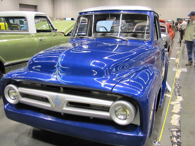 53 ford pickup blue beauty