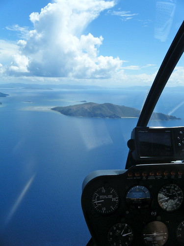 Helicopter Ride Over the Great Barrier Reef