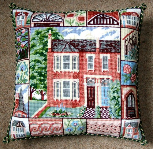 Victorian House Cushion