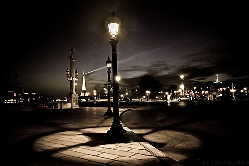 Paris à la nuit