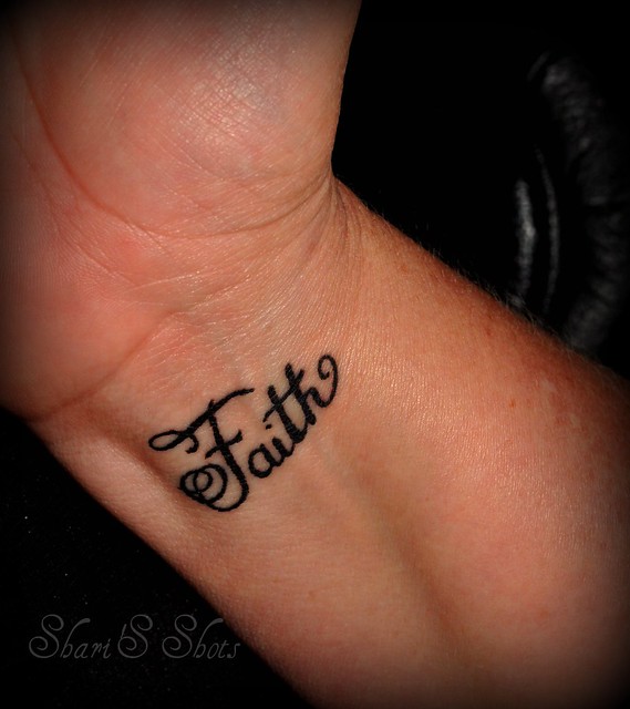Faith Tattoo My new tat Faith is my grandma mine my daughter and 
