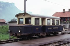 Trains Meiringen-Innertkinchen (Suisse)