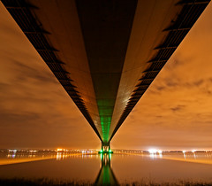 Under the Humber Bridge by craig h1