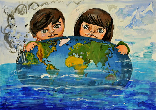 Climate change: Russian art contest