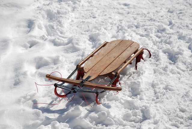 Image result for old fashioned sled