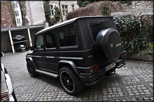 Amazing mattblack G55 Tuned by Brabus The interior was with snake leather