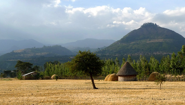 gurage zone ethiopia landscape clichee african landscape on the way ...