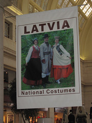 Latvia: national costumes exhibit